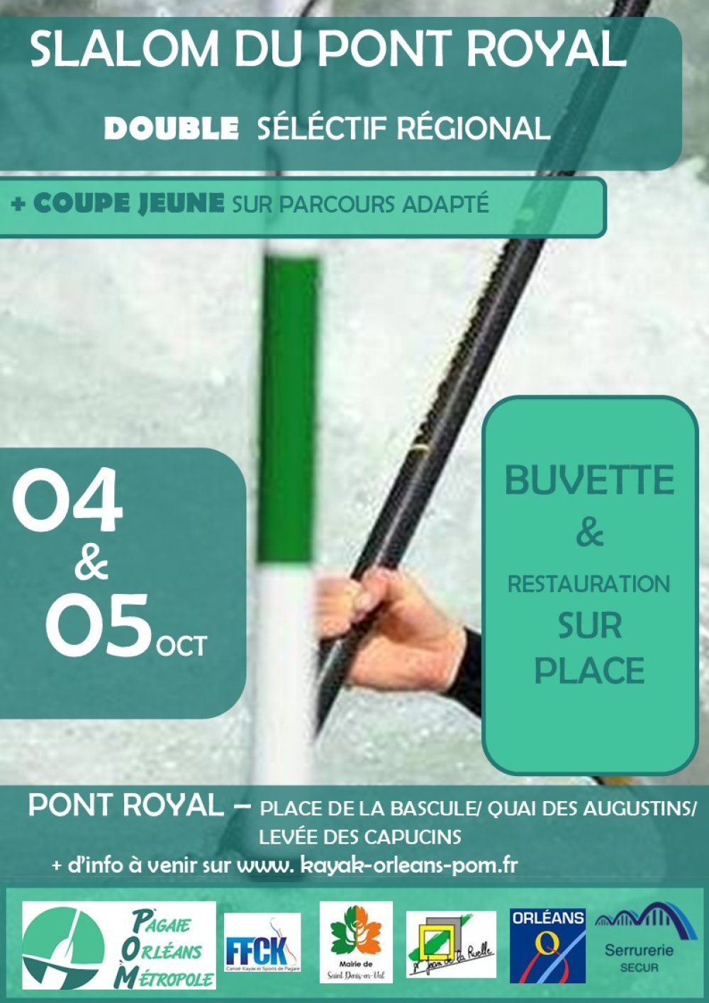  Coupe jeunes et double séléctif régional slalom du pont Royal 04 et 05 Octobre